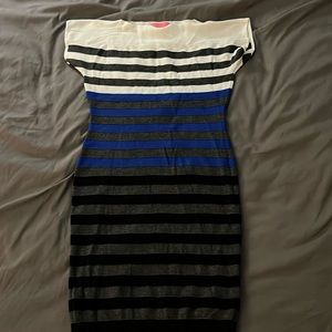 Beautifully stripped bodycon dress